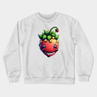 Cartoon strawberry buddy Crewneck Sweatshirt